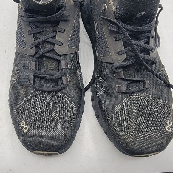 On Cloud X Mens 7.5 Triple Black Asphalt Athletic Sneaker Shoes Running - Picture 13 of 14